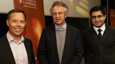 Recognising Opportunities - Professor Sir Richard Friend FRS, Dr Simon Bransfield-Garth and Dr Seena Rejal's image