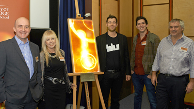 The right place at the right time - Matthew Rock, Rob Forkan, Andrew Laughlan, Maria Kempinska, MBE's image