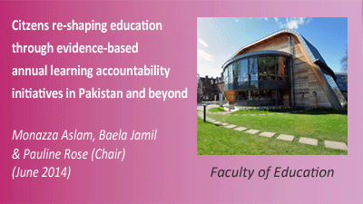 Citizens re-shaping education through evidence-based annual learning accountability initiatives in Pakistan and beyond's image