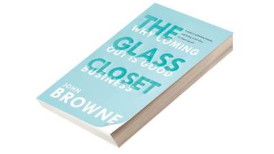 The glass closet: why coming out is good business. Talk by Lord Browne's image