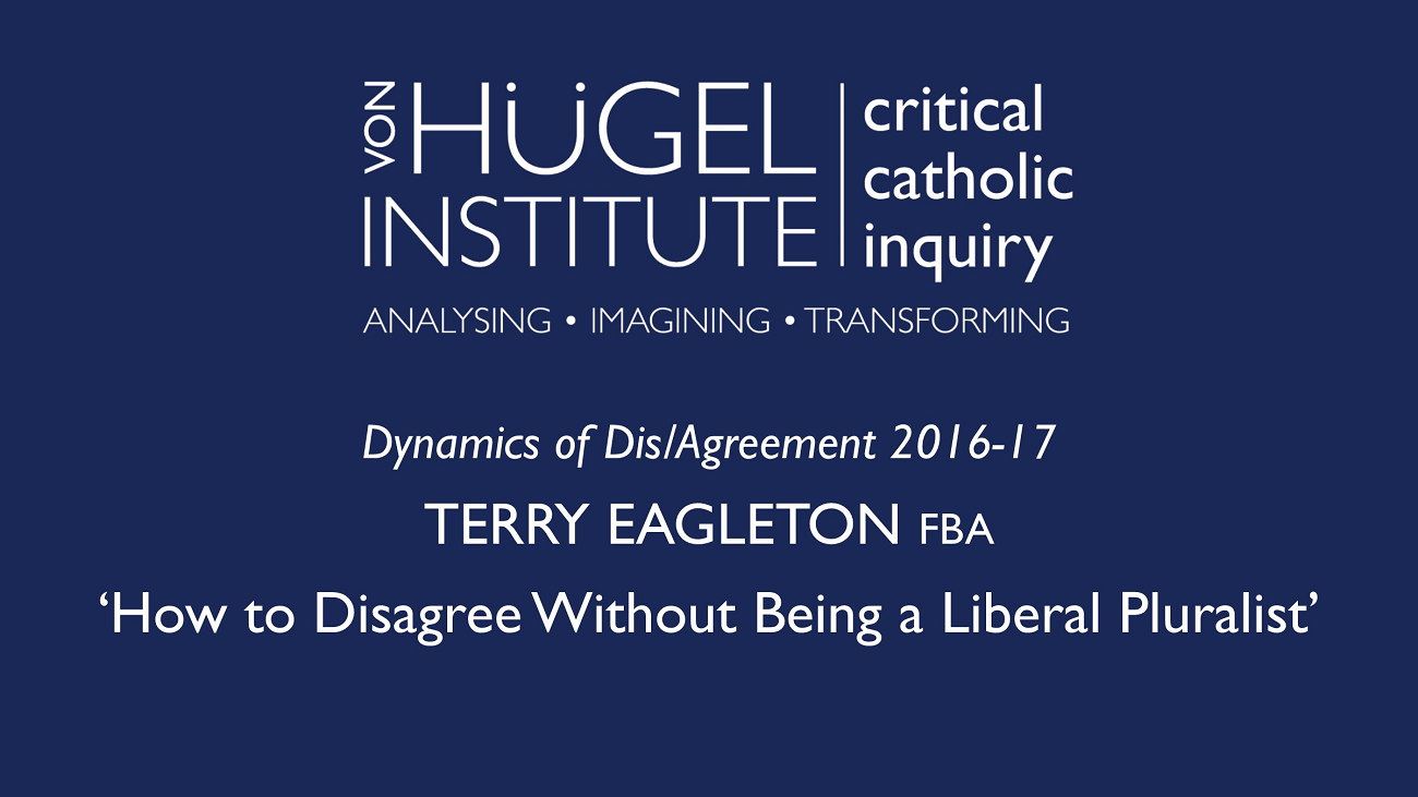 Terry Eagleton: How to Disagree Without Being a Liberal Pluralist 's image
