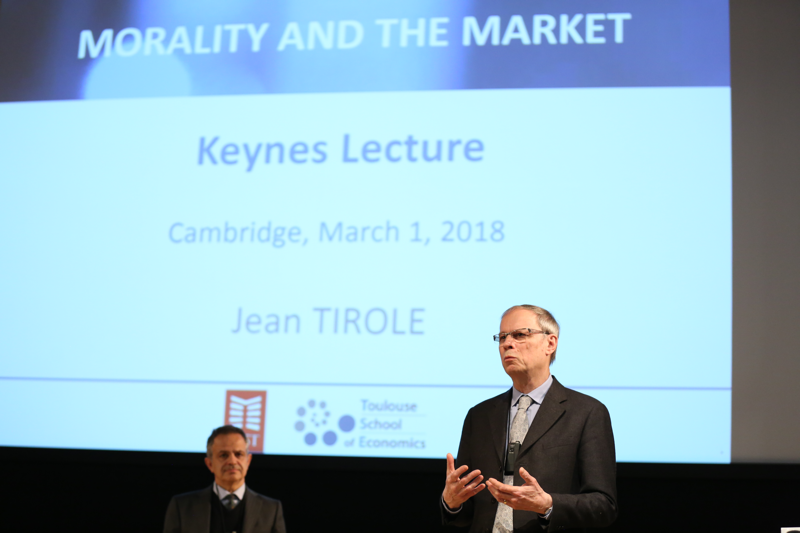 Keynes Lecture 2017-2018 - Jean Tirole "Morality and the Market" Q and A Session's image
