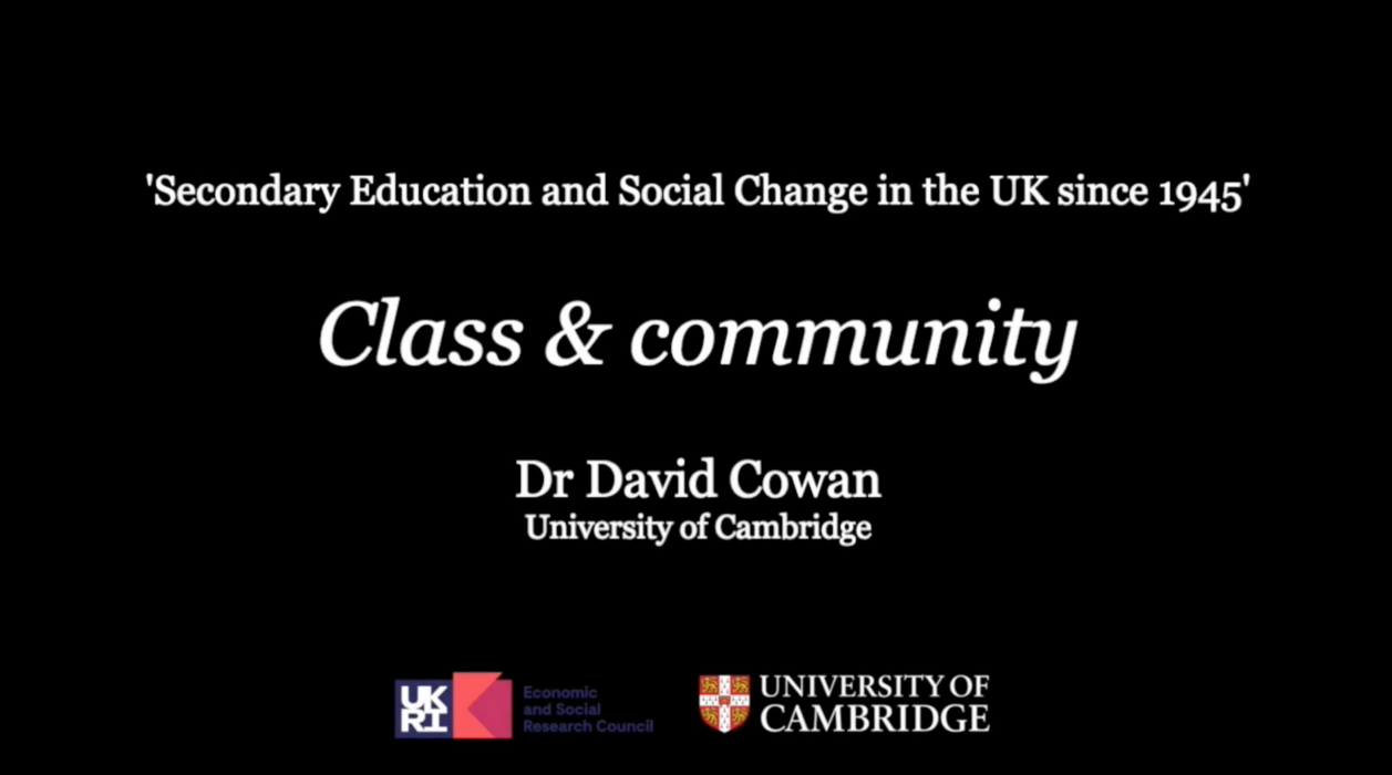 Class & community (Dr. David Cowan)'s image