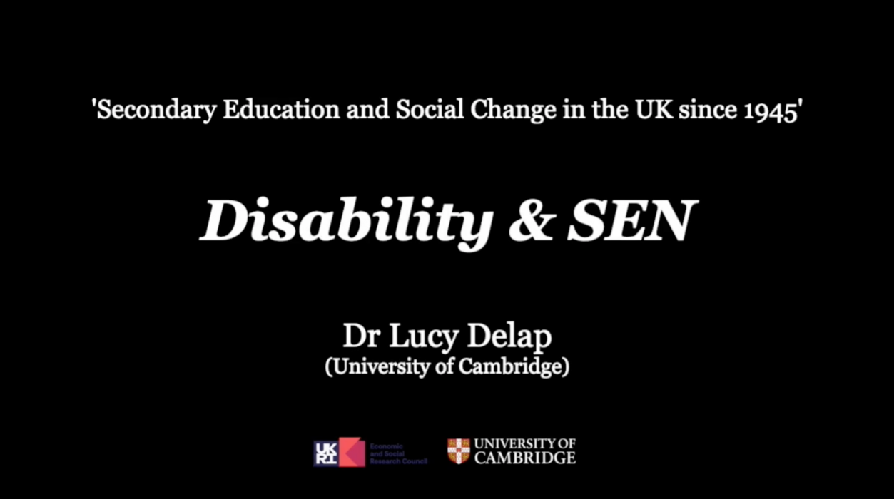 Disability & SEN (Dr. Lucy Delap)'s image