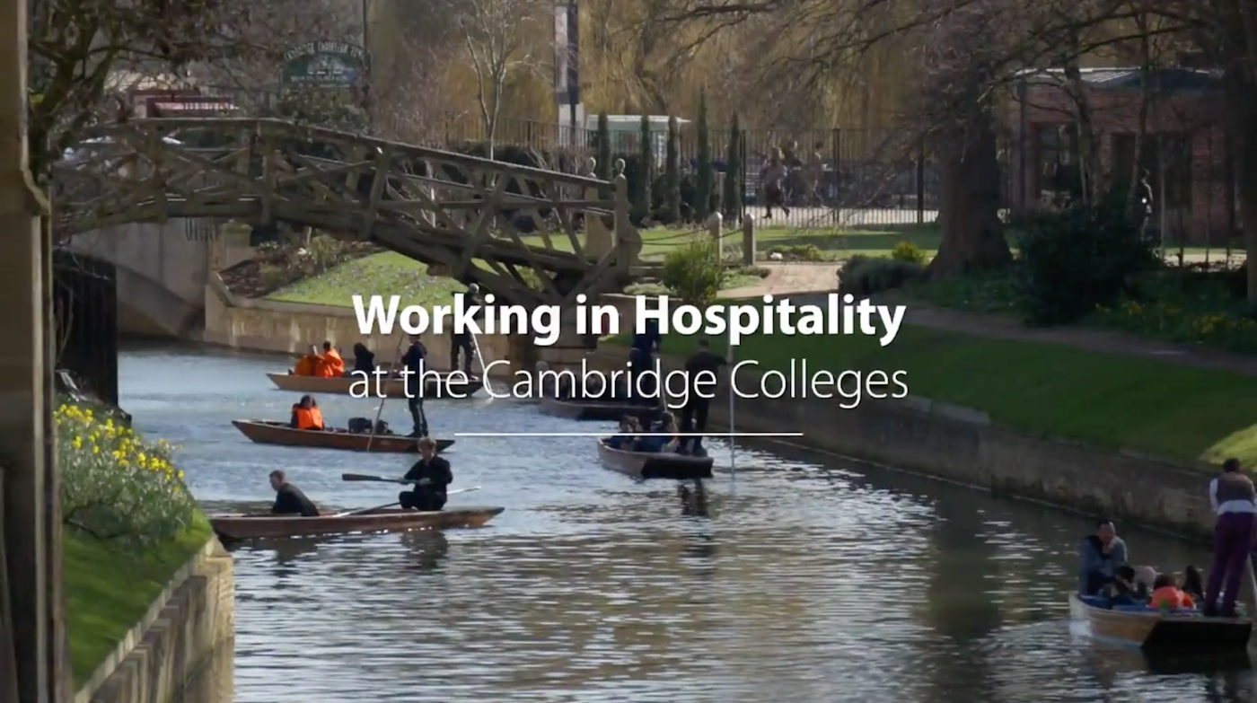 Working in Hospitality at the Cambridge Colleges's image