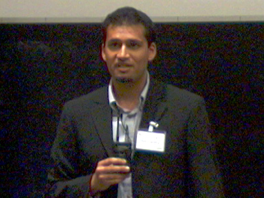Amir Chaudhry introduces Karan Bilimoria at Enterprise Tuesday 2008/2009's image